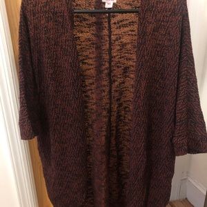 Maroon cardigan